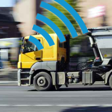 Fahrzeugpositionen in Lewin FMS