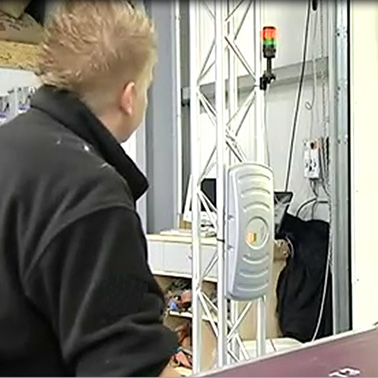 RFID-Erfassung in einem logistischen Prozess